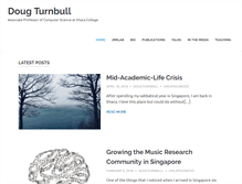 Tablet Screenshot of dougturnbull.org